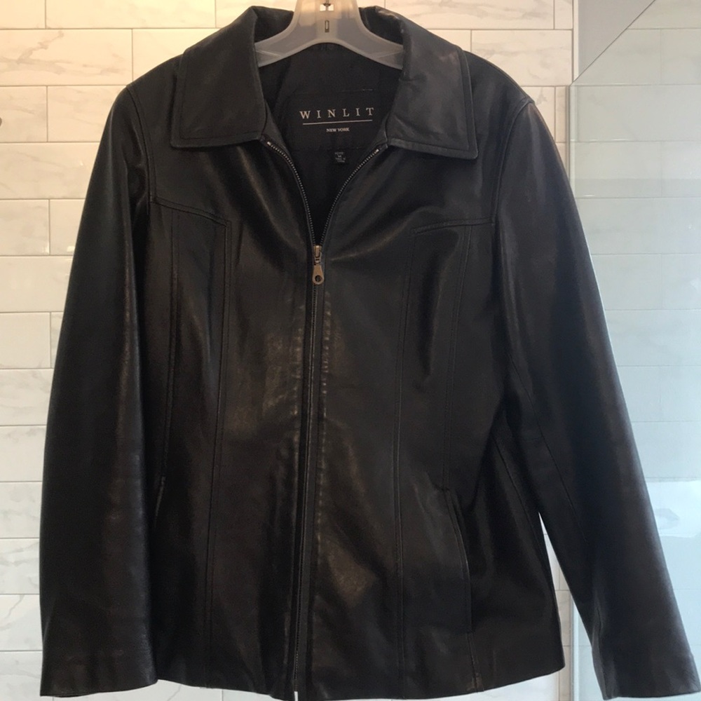 Winlet New York Black Leather Jacket